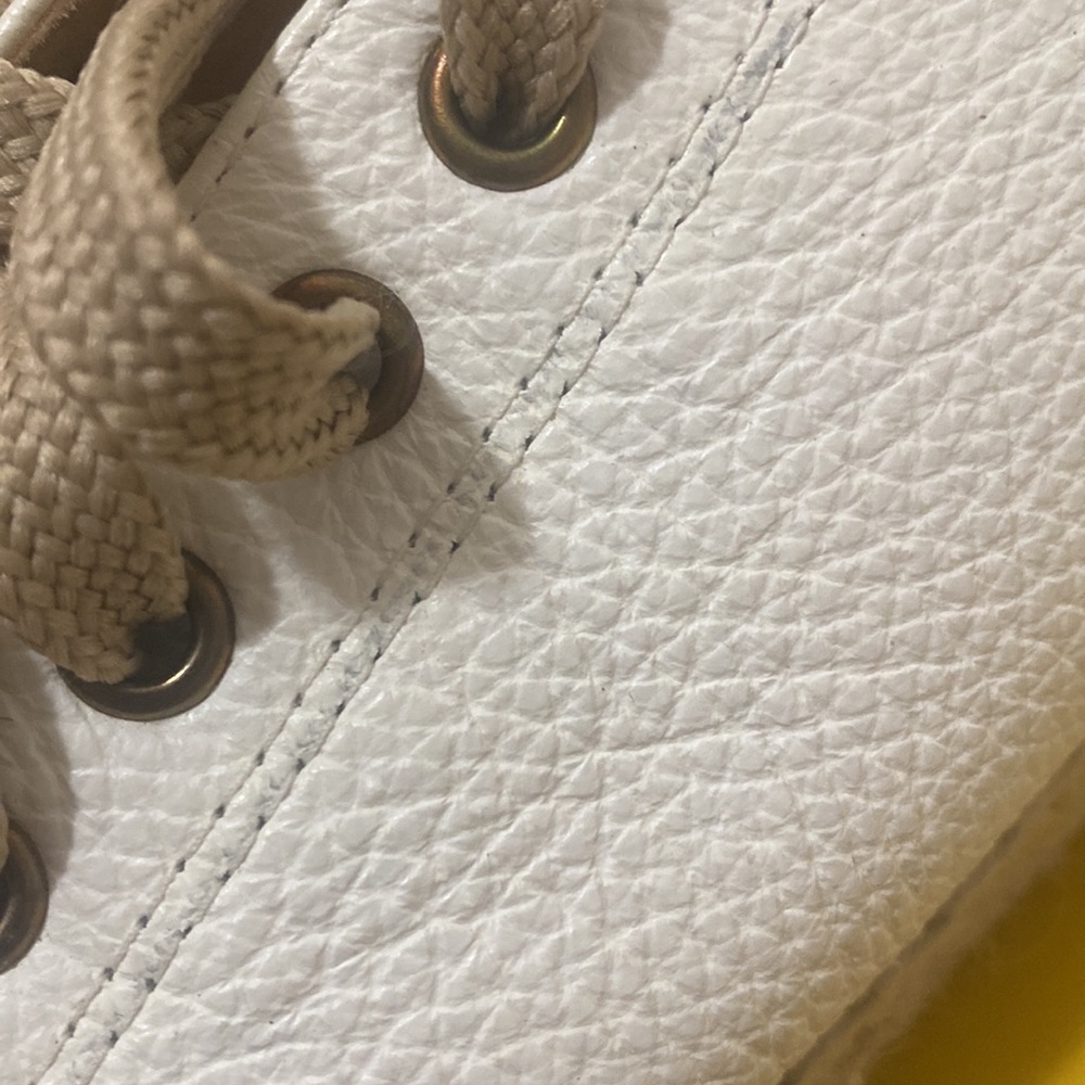 Maypol Anthropologie White Espadrille Leather Shoes - Picture 10 of 10